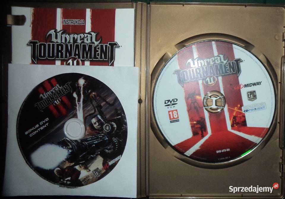 Unreal Tournament 3 III PC DVD klasyka