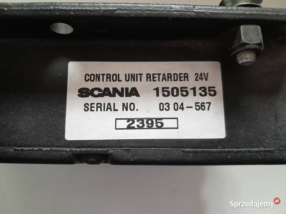 KASETA STEROWNIK RETARDERA SCANIA 4 124 1505135 ciężarowe