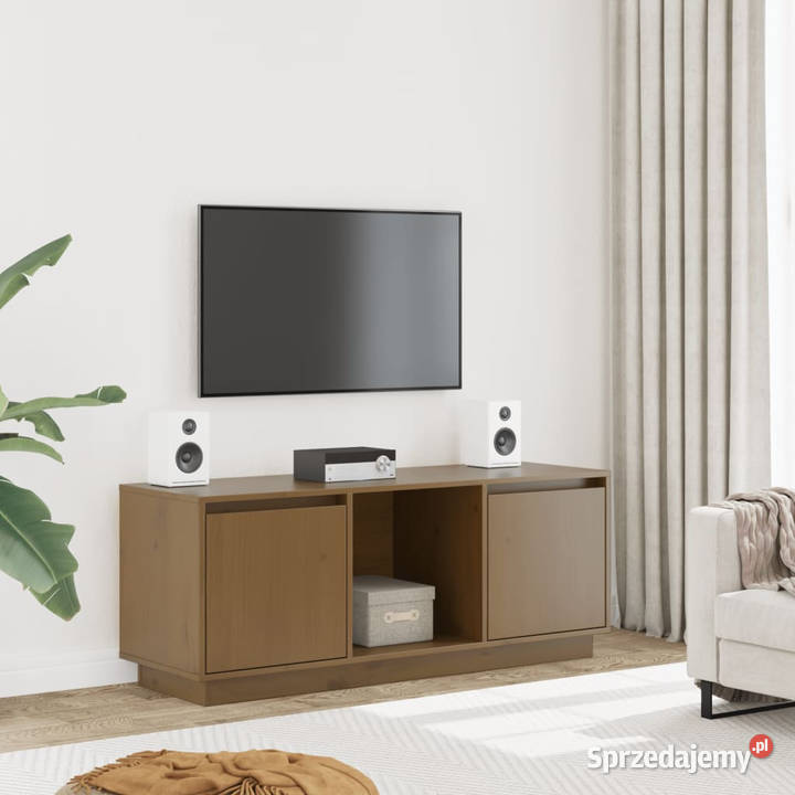 Szafka pod TV miodowy brąz 1105x35x44 lite Warszawa