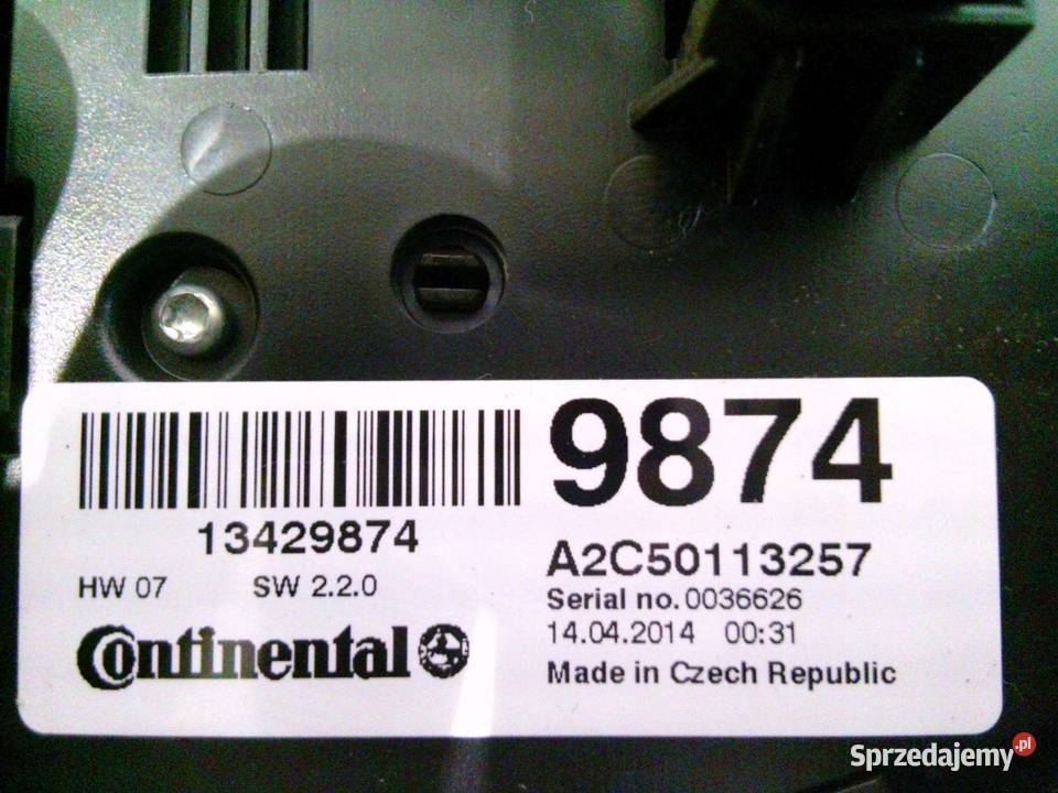 MOKKA A 14r panel radia klimatyzacji 13429874 Panele sterowania, przełączniki świętokrzyskie Kielce