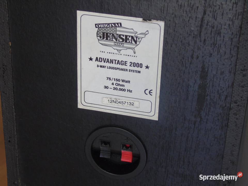 Kolumny stereo Jensen 2 x 150 wat DOSTAWA Jasło