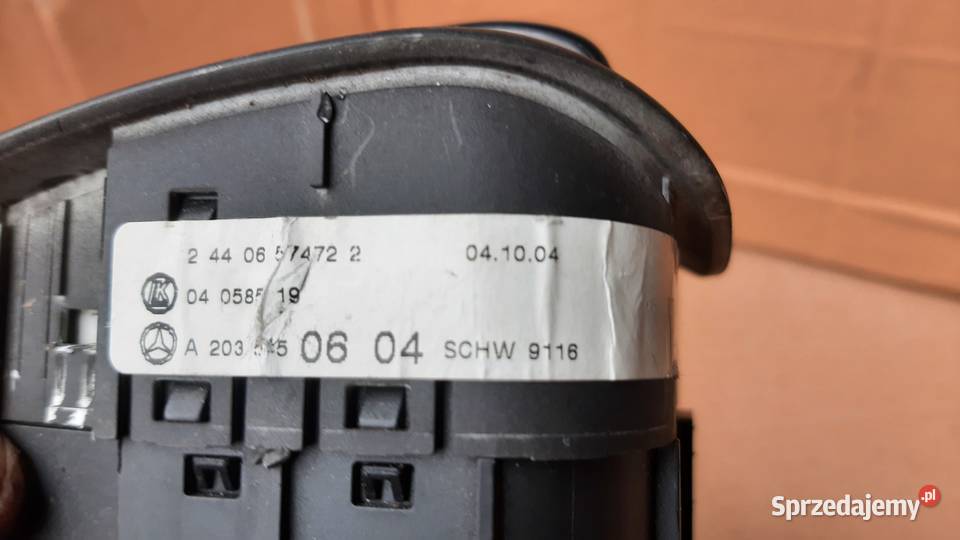 włąćznik przełącznik świateł mercedes C w203 dolnośląskie Dębno
