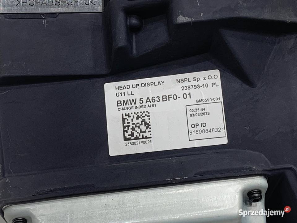 WYŚWIETLACZ HEAD UP BMW X1 U11 20222025 5A63BF0 podkarpackie
