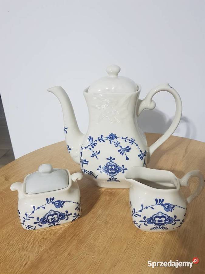 Dzbanek angielski mlecznik cukiernica Wola Podłężna