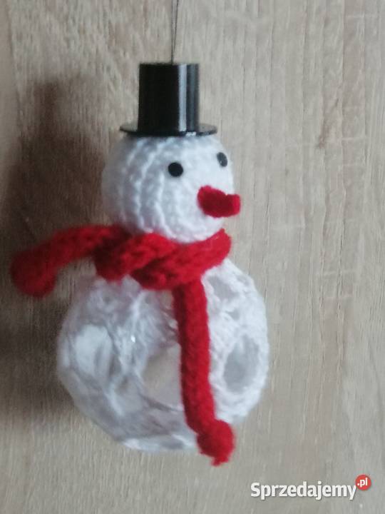 Zawieszki bombki na choinkę w kształcie bałwana sprzedam