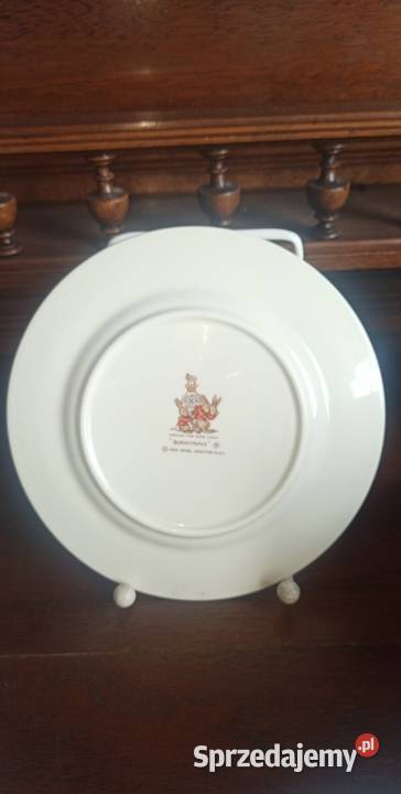 Talerzyk z króliczkami Bunnykins 1936 Royal pomorskie Gdańsk