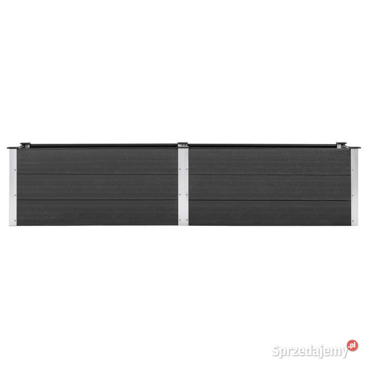 Podwyższona donica ogrodowa 250 x 50 x 54 WPC Warszawa