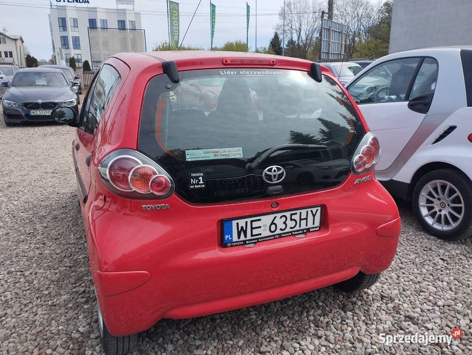Toyota Aygo 17 przebiegu Rok produkcji 2014 mazowieckie Warszawa