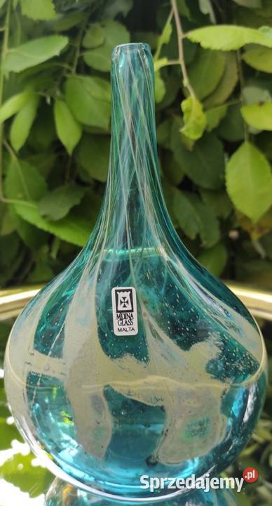 MDINA GLASS proj Michael Harris Blue Summer Porcelana i szkło Pabianice