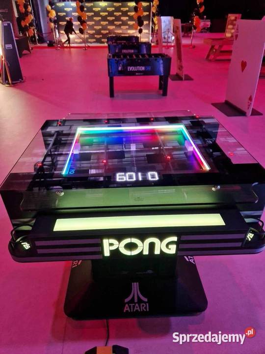 Atari pong automat retro wynajem Warszawa