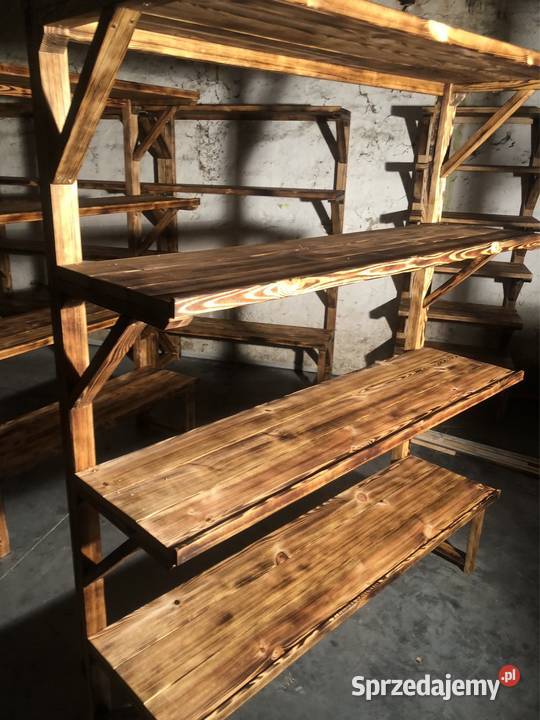 Regał do spiżarni sklepowy ekspozytor 100x40x200 Biznes i Przemysł Chełmża