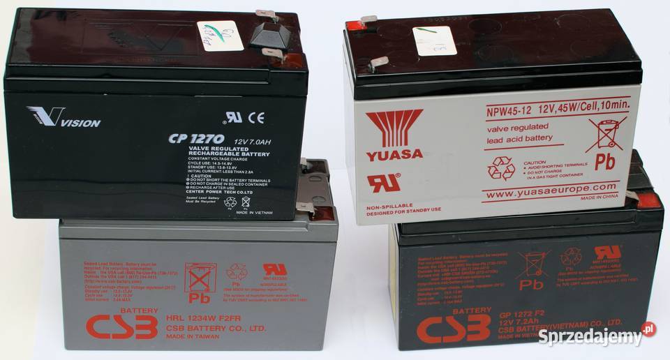 AKUMULATOR 12V 7Ah UPS ALARM NP712 Na WYMIANĘ Elektronika Iwierzyce