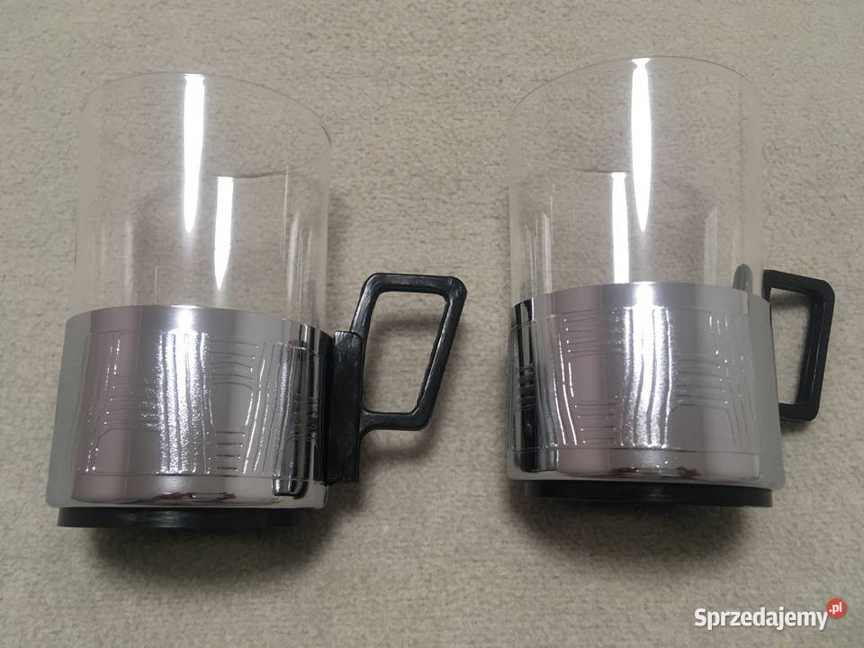 Stare koszyczki szklanki PRL