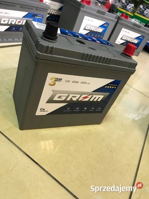 Akumulator GROM Premium 45Ah 430A Jap P 3 LATA Części Gniezno