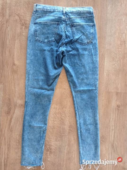 Spodnie marki Topshop niebieski Hajnówka