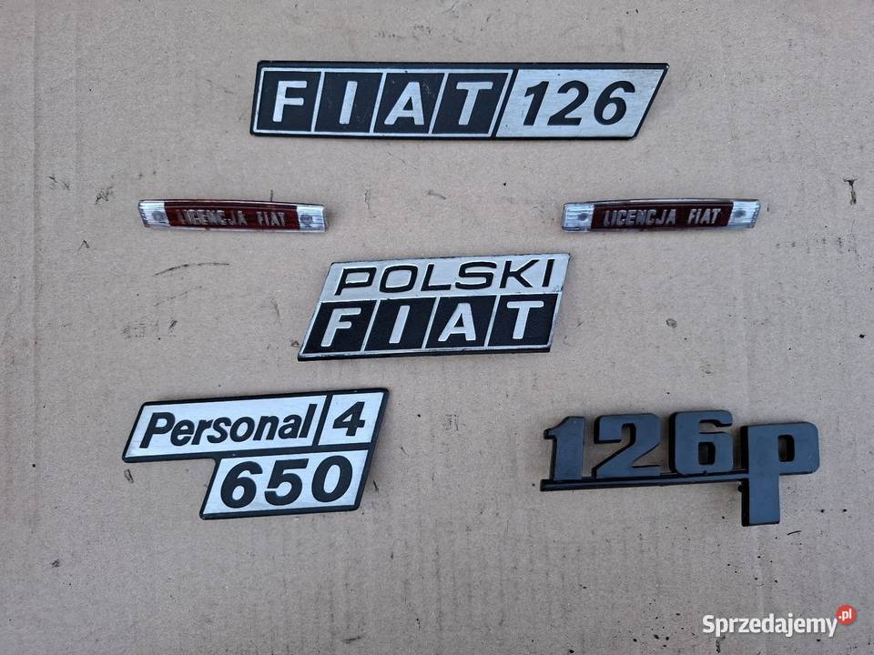 Emblemat znaczek logo Polski Fiat 126p Maluch Strzelce Opolskie