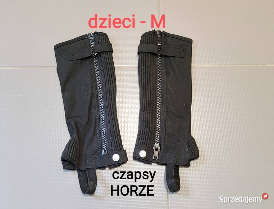 Czapsy dziecięce HORZE elastyczne prążkowane Jasień sprzedam