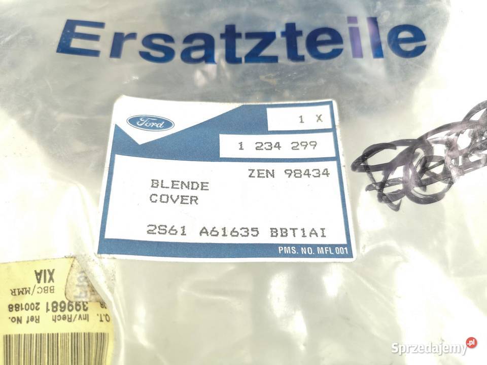 OSŁONA FOTELA LEWY PRZÓD FORD FIESTA FUSION 01