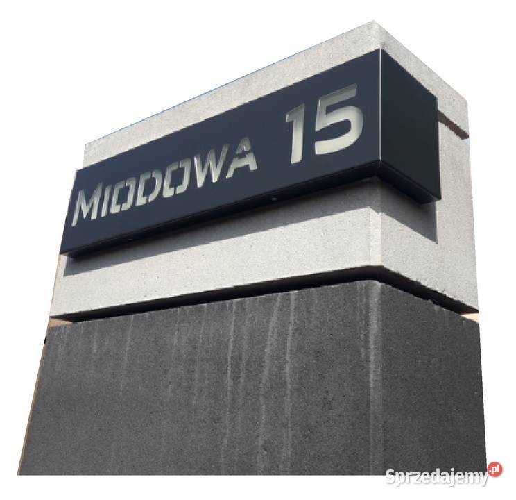 Numer na Dom Solarny Narożny LED Tablica Sułkowice