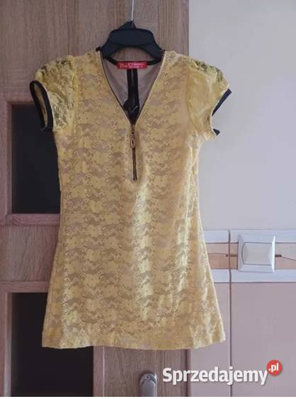 Śliczna żółta bluzka damska podlaskie Hajnówka