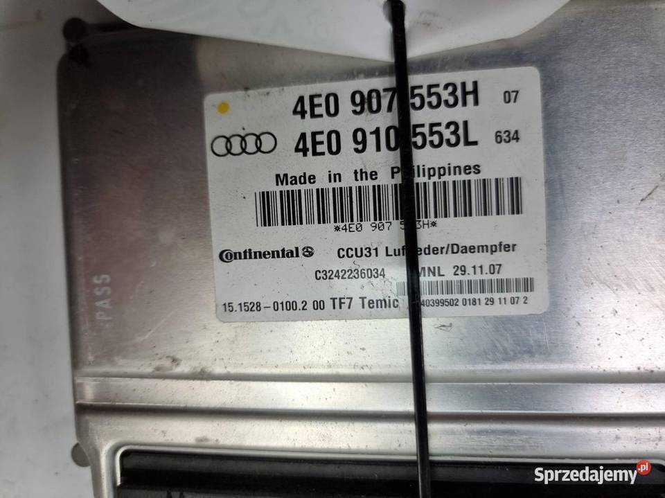 KOMPUTER SILNIKA ECU AUDI S8 D3 4E0907553H Lipno