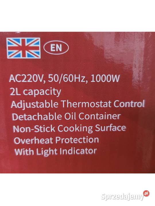 Stella STAF2L Frytkownica beztłuszczowa 2L 1000W mazowieckie Wiązowna