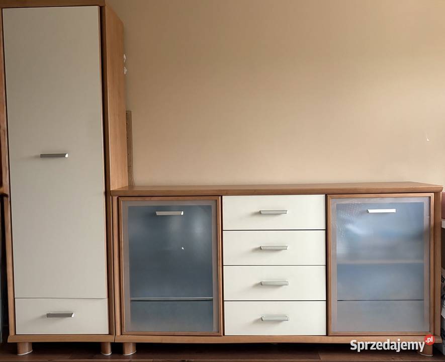 Zestaw komoda komin Black Red White biurko sprzedam