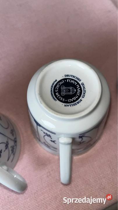 Wzór słomkowyIndisch Blau Filiżanka bez spodka Gdańsk