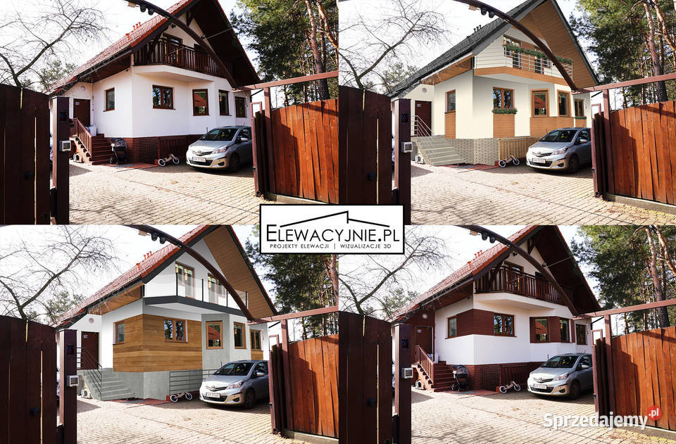 Projekt elewacji projekty elewacji ze zdjęć Poznań