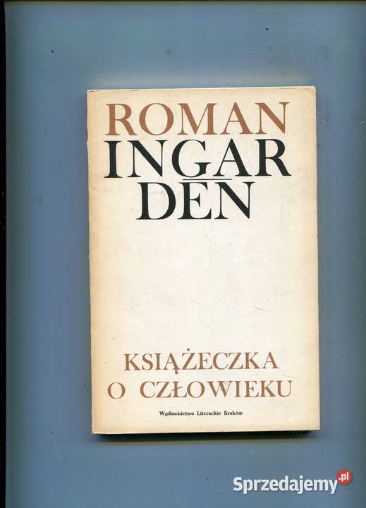 Książeczka o człowieku Roman Ingarden Szczecin