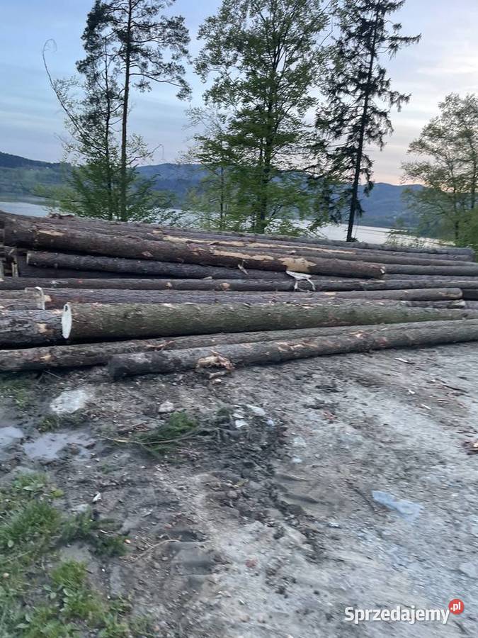 Drewno tartaczne rozładunek HDS Wadowice