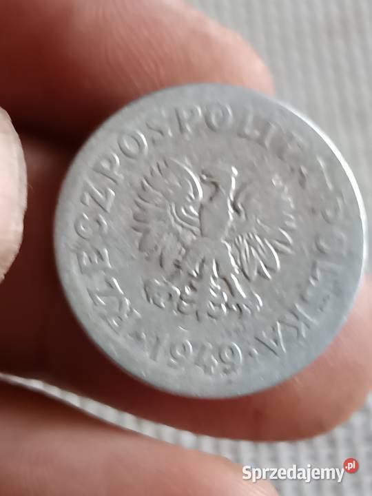 Sprzedam monete 50 groszy 1949 lekka skretka Numizmatyka Chełm