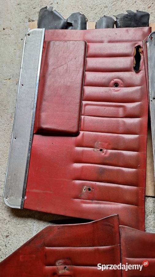Boczki poszycia drzwi tapicerki Gaz 24 Wołga Kraków