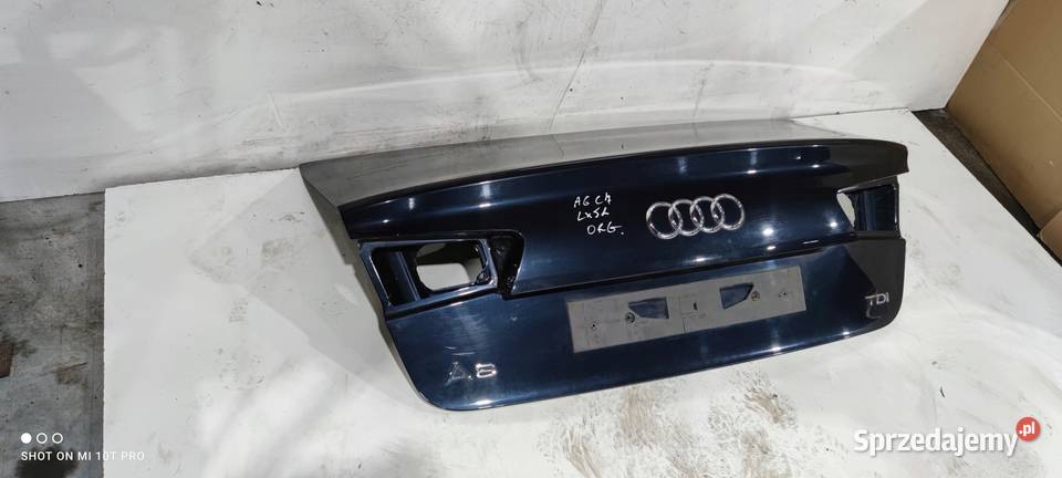 KLAPA TYLNA TYŁ AUDI A6 C7 SEDAN LX5R ORYGINAŁ Przystajń