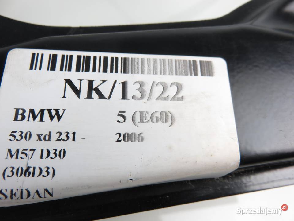 PODNOŚNIK SZYBY LEWY PRZEDNI BMW 5 E60 6922267 małopolskie sprzedam