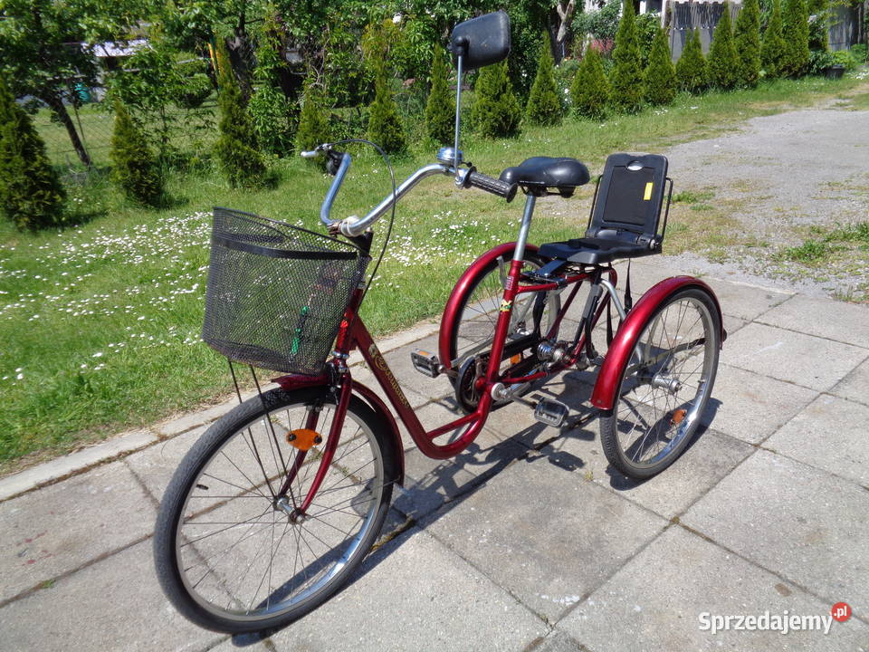 ROWER TRÓJKOŁOWY REHABILITACYJNY z fotelikiem dla dziecka Częstochowa
