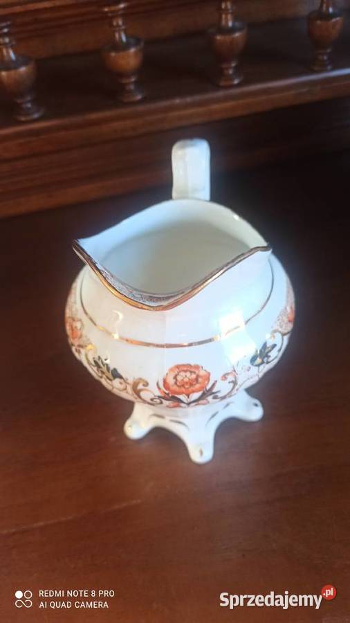 Duży mlecznik na 6 stopach Porcelana i szkło Gdańsk