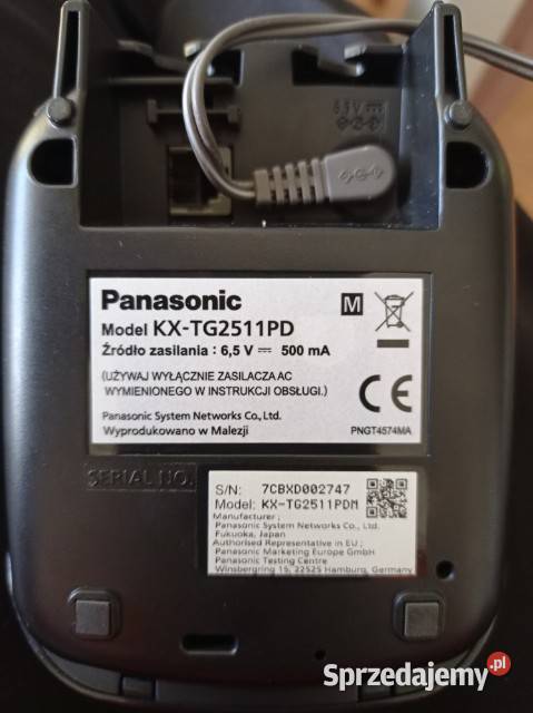 Telefon Panasonic KXTG2511PDM