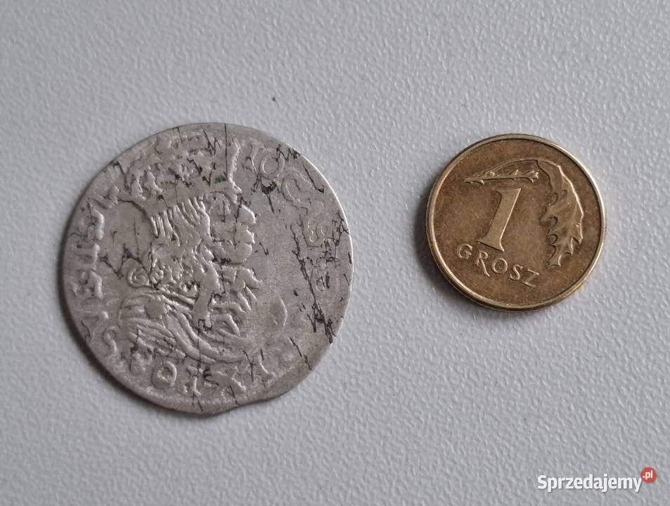 Szóstak 6 groszy Jan II Kazimierz 1663 r srebro Wejherowo