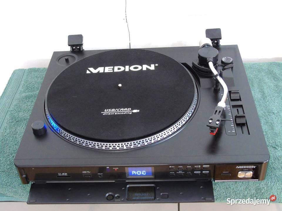 Gramofon USB rec AUX p wzm sprawny DOSTAWA Jasło