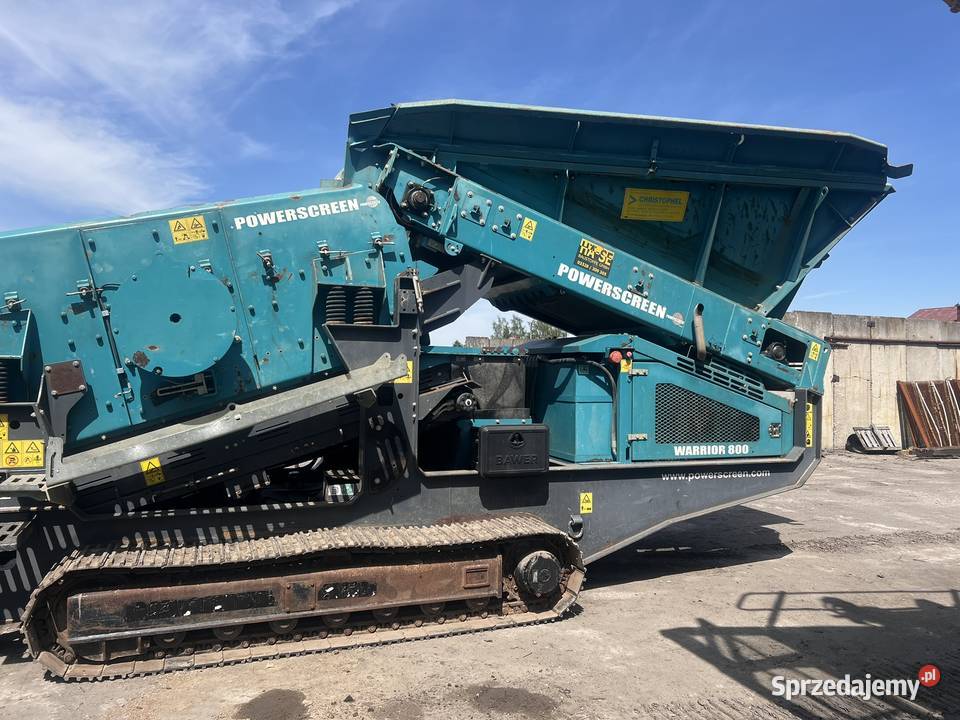 Przesiewacz Powerscreen Warrior 800 małopolskie