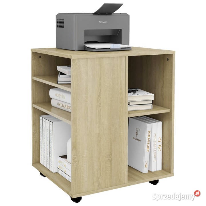 Szafka na kółkach dąb sonoma 60x53x72 WM808461 Warszawa