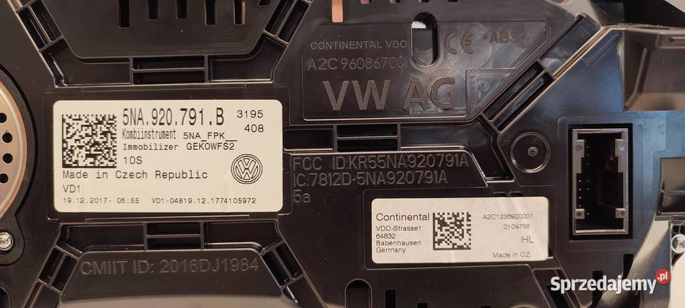 VW TIGUAN II LICZNIK VIRTUAL KOKPIT ZEGARY