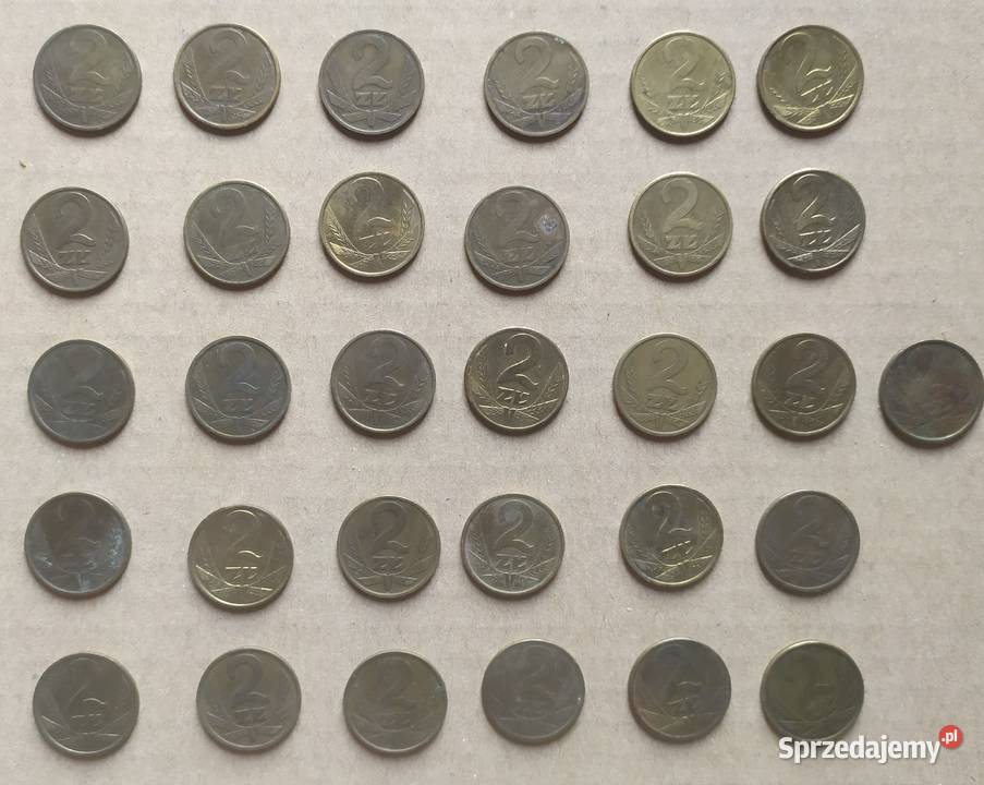 2 x 31 sztuk mosiądz PRL 7888 OBIEGÓWKI PRL łódzkie Łódź