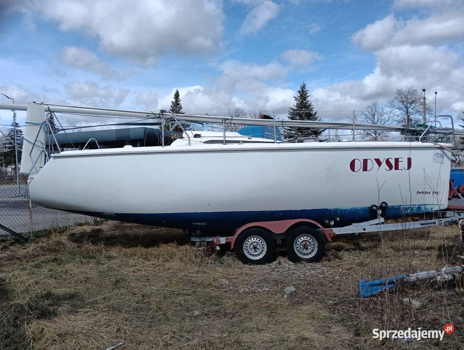 Sprzedam jacht żaglowy Twister 780 z przyczepą Morąg