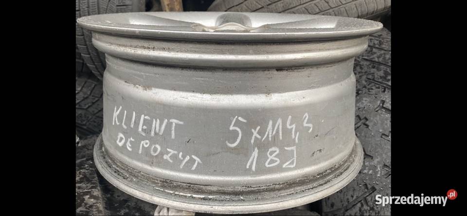 Alufelgi Borbet ET40 5x1143 8jx18 OT 681 np aluminiowe Chorzów