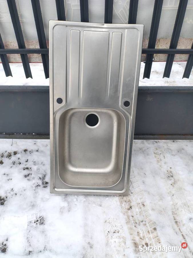 Zlewozmywak jednokomorowy stal srebrny 100x50 śląskie Zawiercie sprzedam