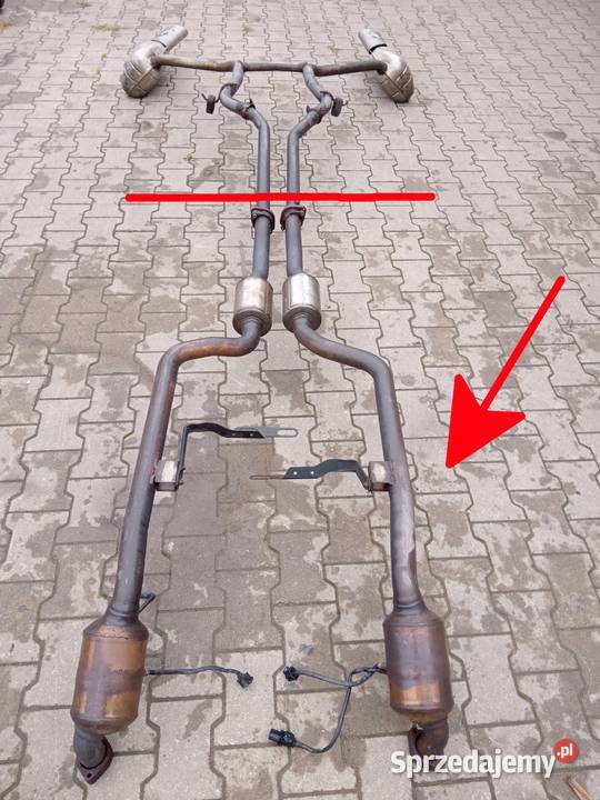 KATALIZATOR LEWY RURA WYDECHOWA MERCEDES CLS wielkopolskie Nowy Tomyśl sprzedam