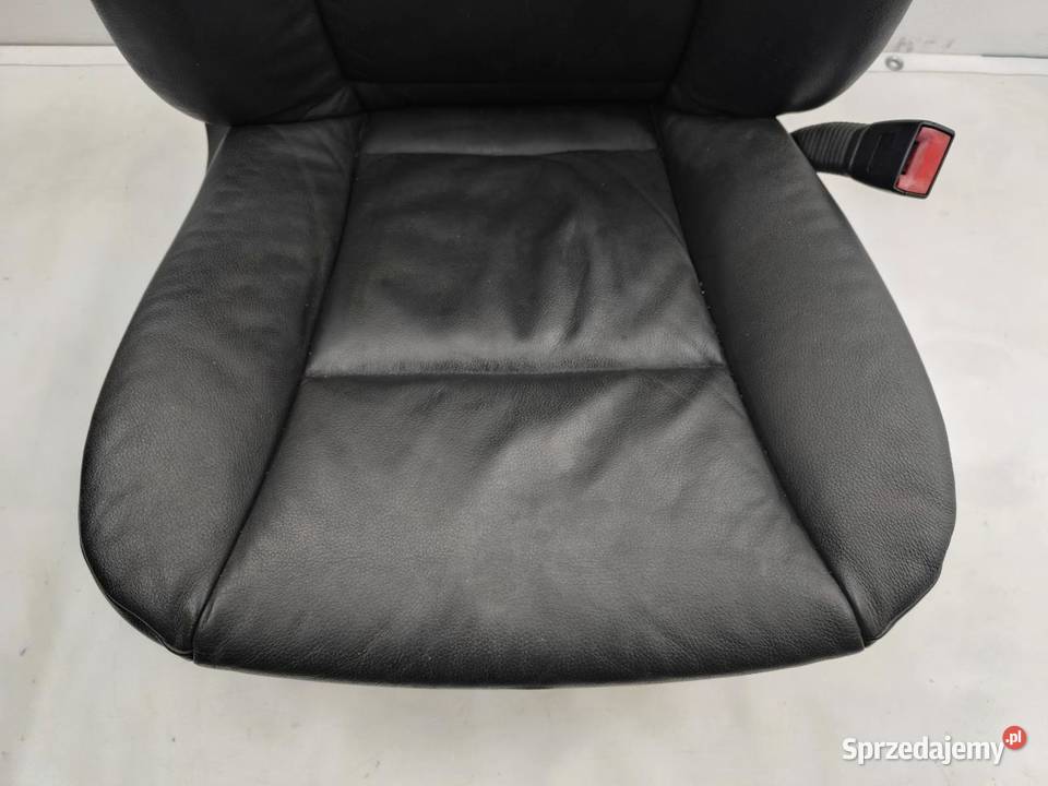 FOTEL PRAWY PRZÓD SKÓRA GRZANY BMW E61