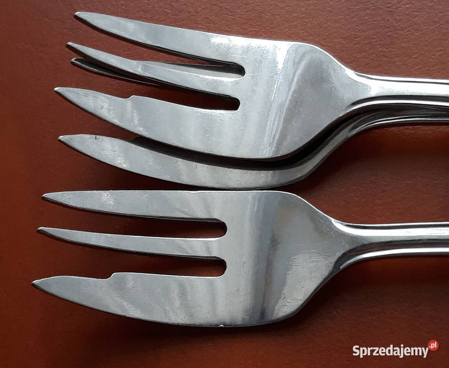 Widelczyki deserowe Polwid sztućce PRL Sztućce Dąbrowa Górnicza